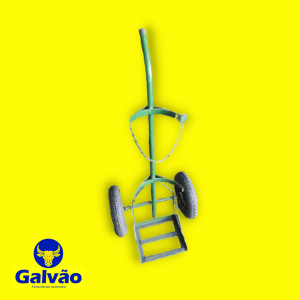 Carrinho Para Cilindro de Oxigênio 4m3 | GALVÃO