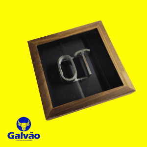 Quadro Decorativo de Marcador em INOX | GALVÃO
